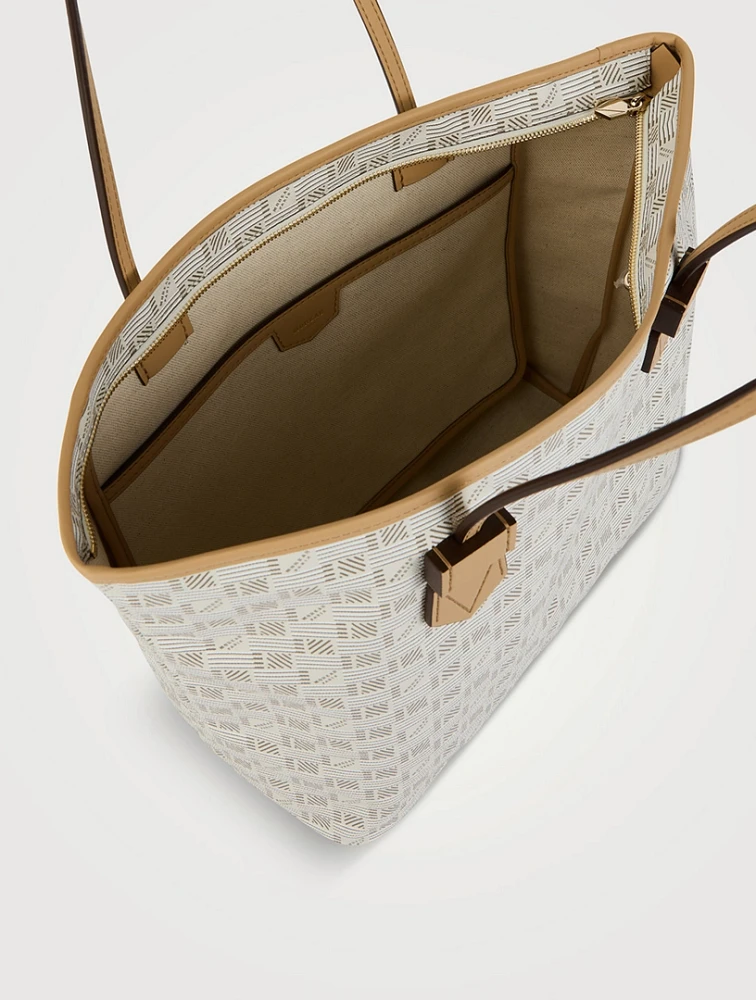 Saint Tropez Coated Canvas Tote Bag
