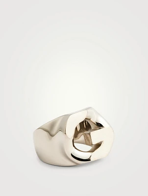 G Logo Signet Ring