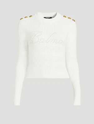 Cursive Logo Sweater