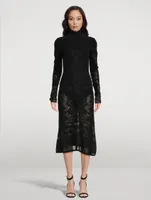 Baroque Fine Knit Midi Dress