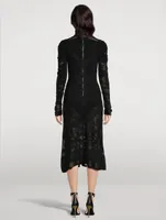 Baroque Fine Knit Midi Dress