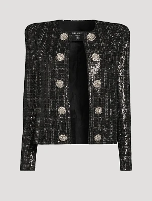 Embellished Tweed Jacket