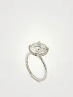 Signature 18K White Gold Solitaire Round Diamond Ring