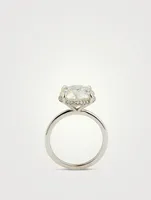 Signature 18K White Gold Solitaire Round Diamond Ring