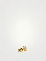 Mix & Match 14K Gold Emerald Diamond Stud Earring