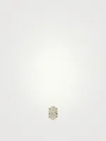 Mix & Match 14K Gold Oval Diamond Stud Earring