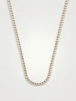 Signature 14K Gold Tennis Necklace With Diamonds