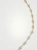 Signature 14K Gold Necklace With Pear Diamonds