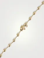 Signature 14K Gold Necklace With Pear Diamonds