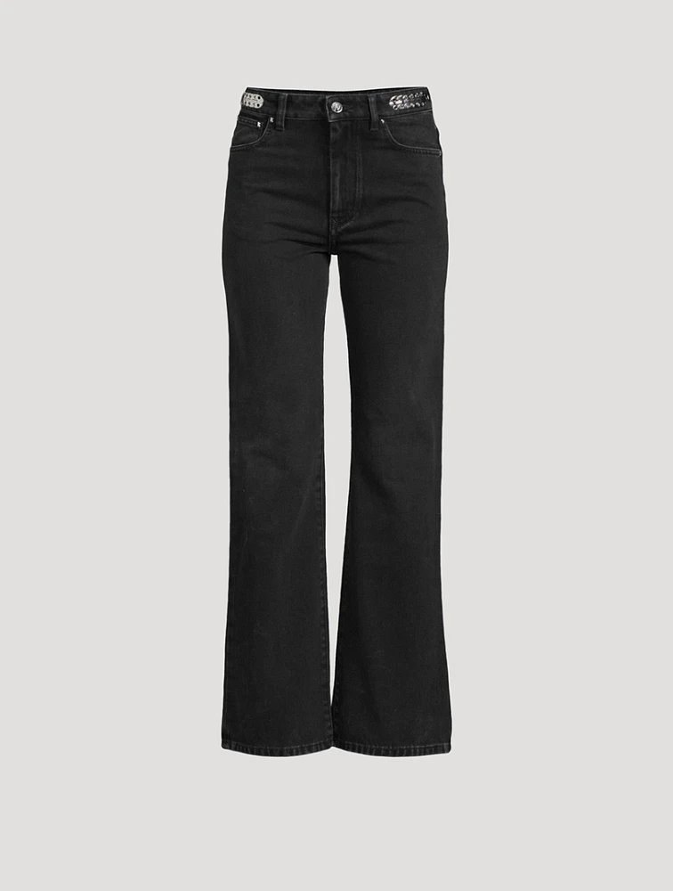 Signature Flared Jeans With 1969 Discs