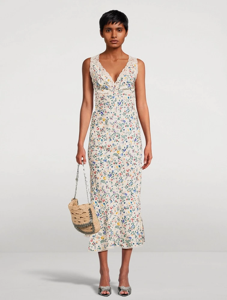 Midi Dress Floral Print