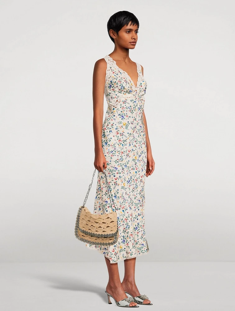 Midi Dress Floral Print