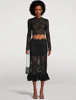 Lace Midi Skirt