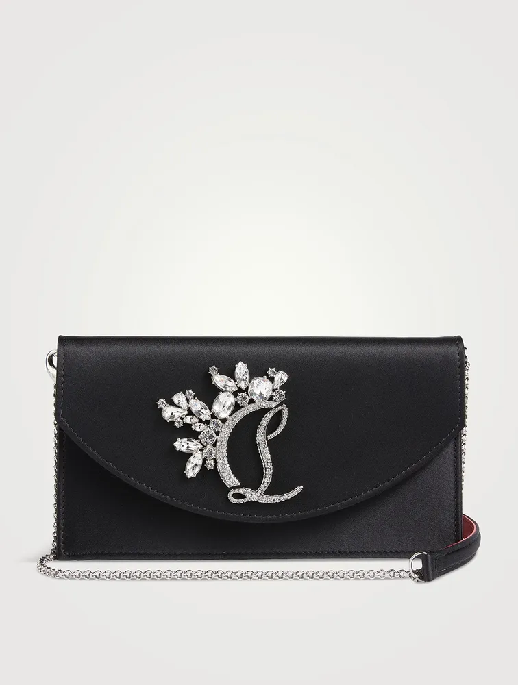 Loubi54 Crêpe Satin Chain Wallet