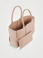 Medium Arco Leather Tote Bag