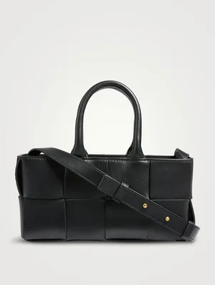 Mini Arco East-West Leather Tote Bag