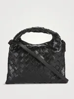 Mini Hop Intrecciato Leather Shoulder Bag