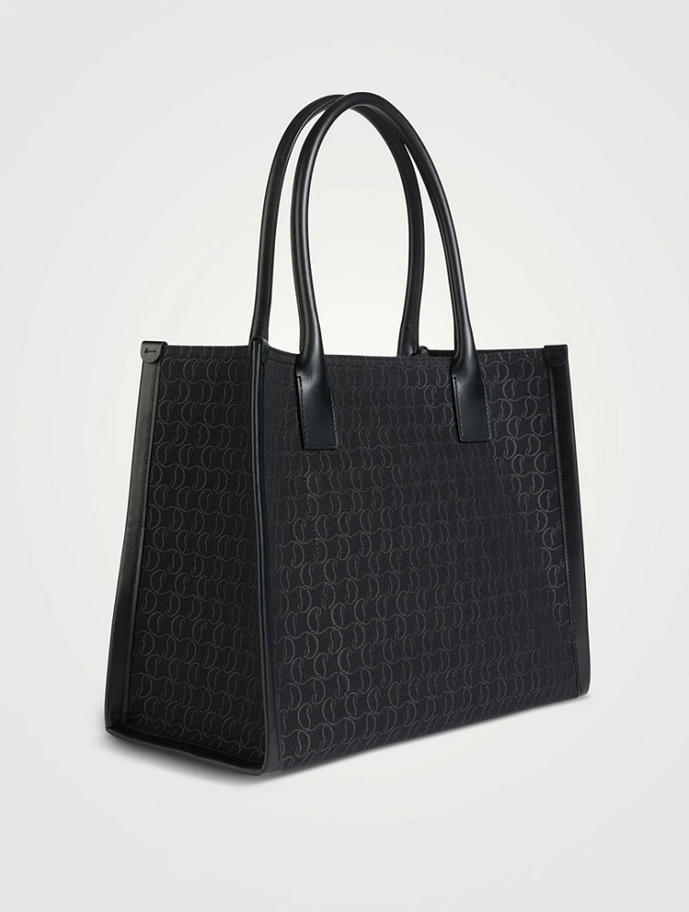 Large By My Side Jacquard Tote Bag