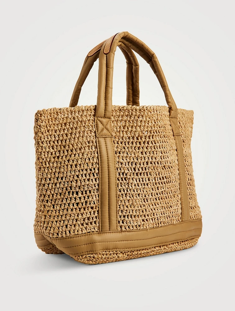 Small Raffia Tote Bag