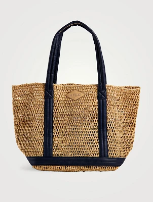 Sac fourre-tout en raphia, moyen