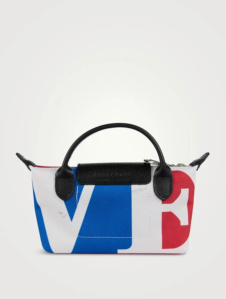 Longchamp x Robert Indiana Le Pliage Cosmetic Case