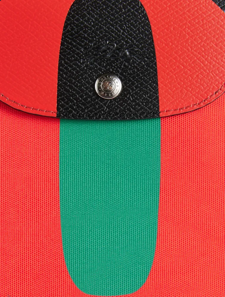 Longchamp x Robert Indiana Large Le Pliage Travel Bag