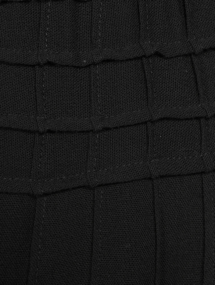 Wool Midi Skirt