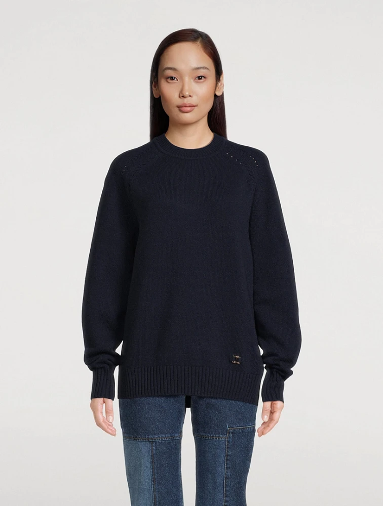 Oversized Cashmere And Wool Sweater