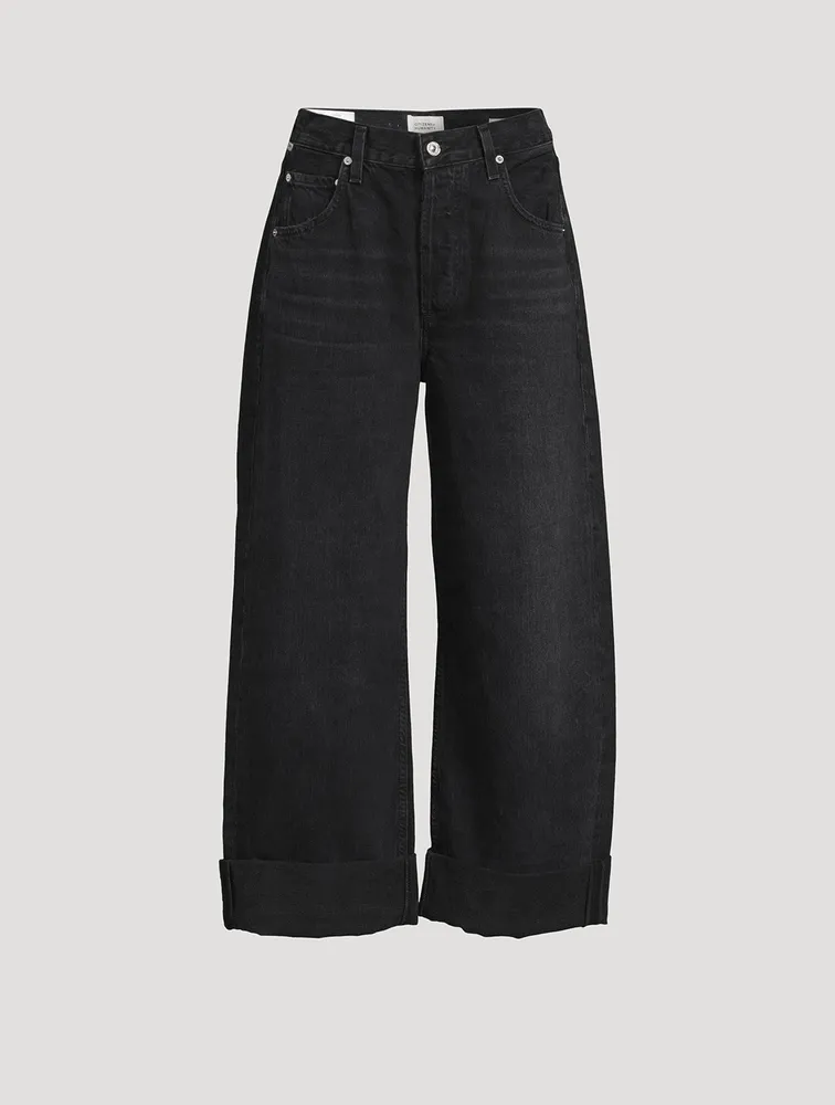 Ayla Baggy Cuffed Crop Jeans