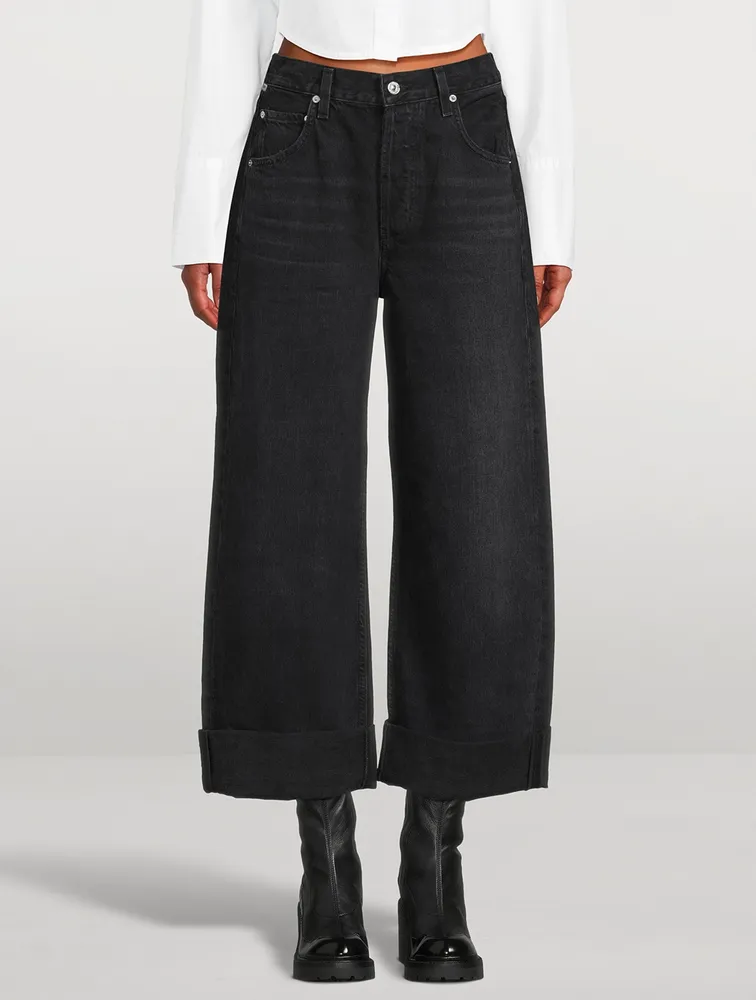 Ayla Baggy Cuffed Crop Jeans