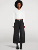 Ayla Baggy Cuffed Crop Jeans