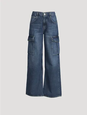 Minka Wide-Leg Cargo Jeans