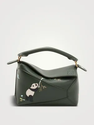 Loewe x Suna Fujita Mini Puzzle Panda Leather Bag