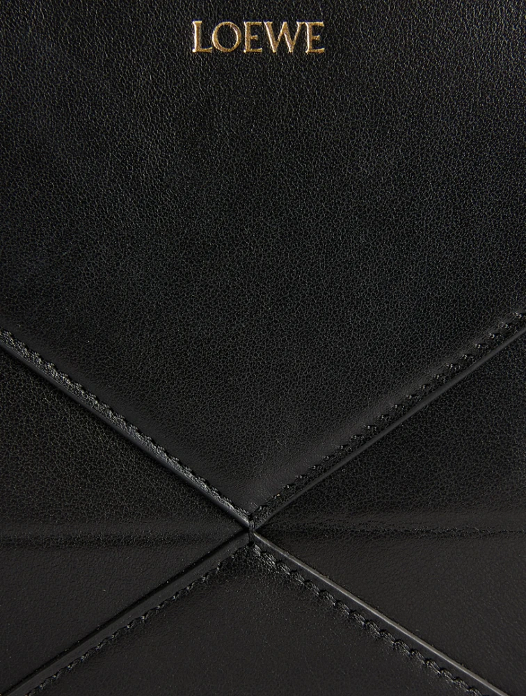 Puzzle Fold Leather Pouch