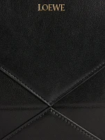 Puzzle Fold Leather Pouch