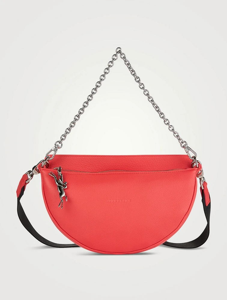 Small Smile Leather Crossbody Bag