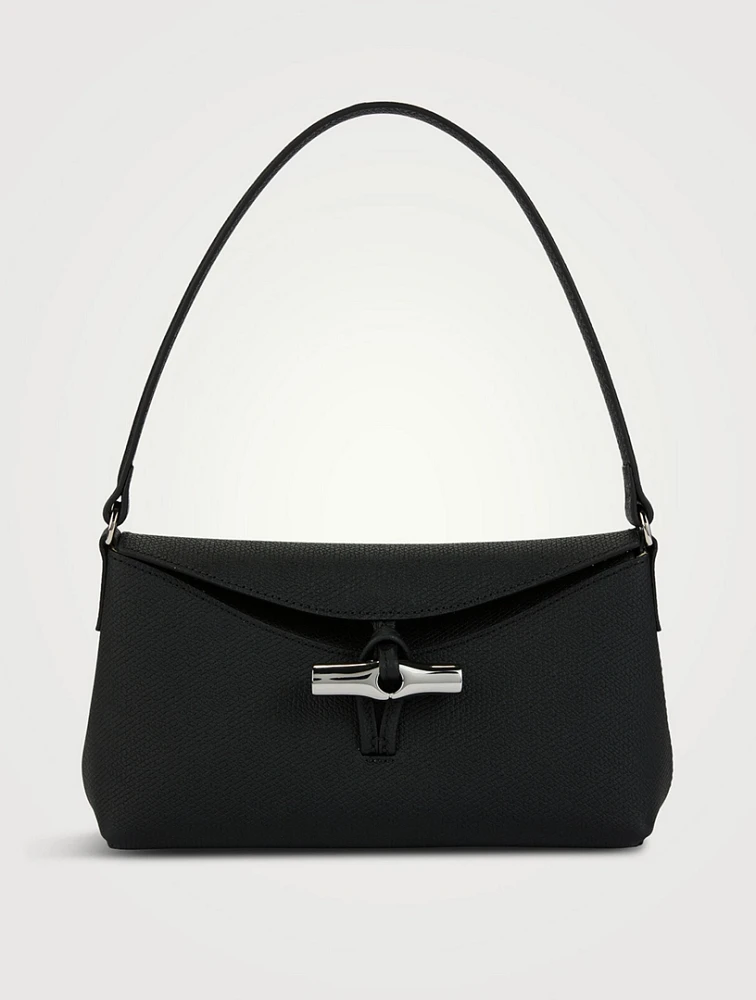 Small Roseau Leather Shoulder Bag