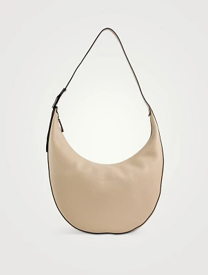 Large Roseau Leather Shoulder Bag
