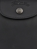 XS Le Pliage Xtra Leather Top Handle Bag
