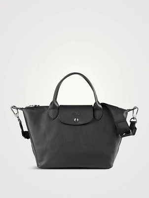 Small Le Pliage Xtra Leather Top Handle Bag