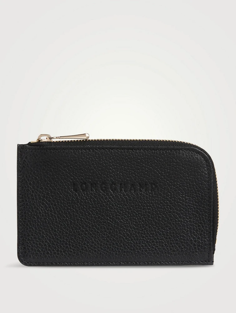 Le Foulonné Zipped Leather Card Case