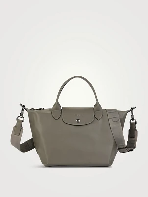 Small Le Pliage Xtra Leather Top Handle Bag