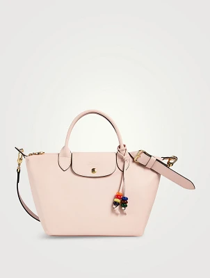 Small Le Pliage Xtra Leather Top Handle Bag