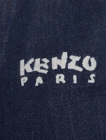 Kenzo Drawn Flower Denim Workwear Jacket