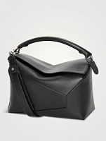 Puzzle Edge Leather Bag