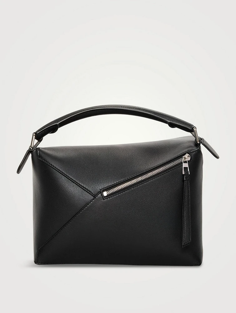 Puzzle Edge Leather Bag