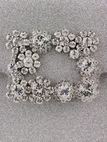 Mini Flower Strass Glitter Clutch