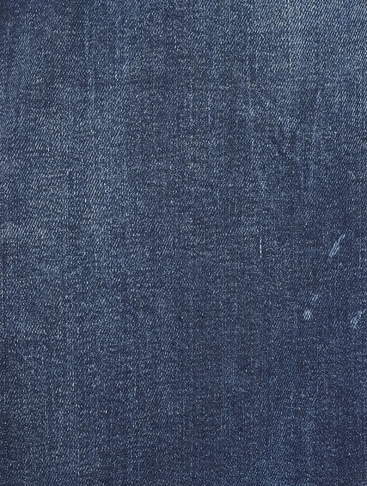 Denim Zip Bomber Jacket