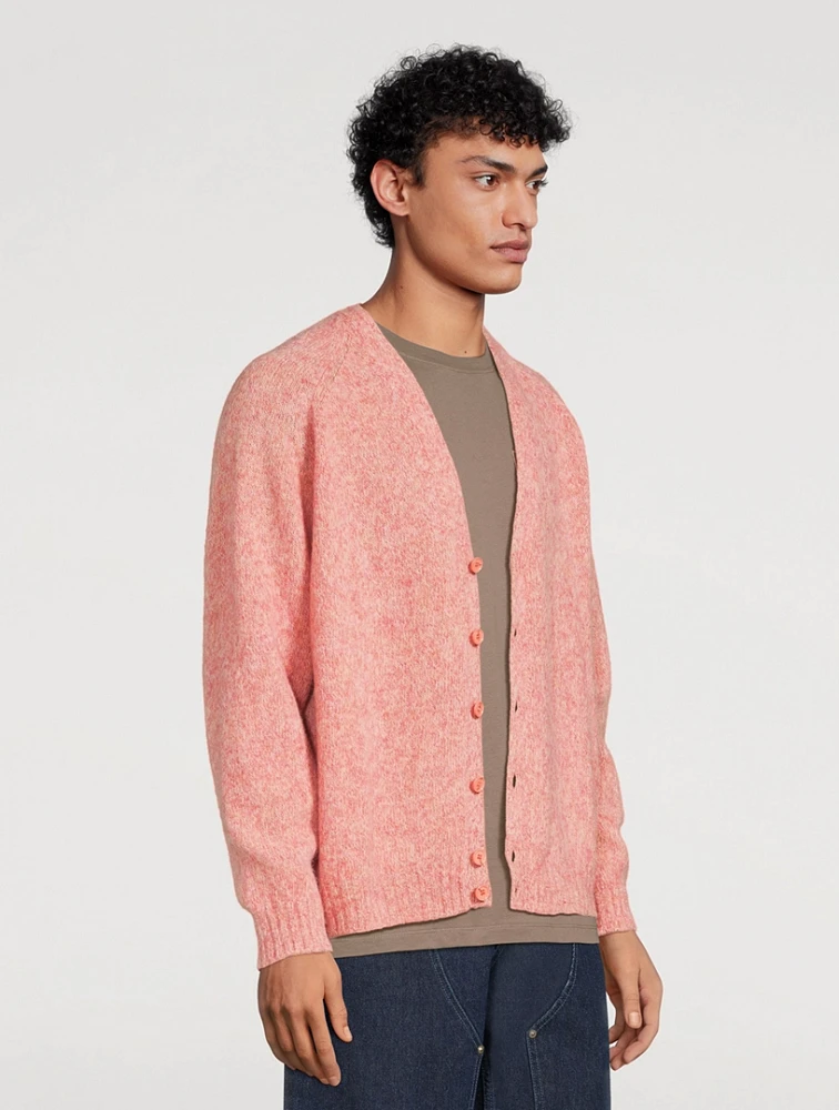 Wool V-Neck Cardigan