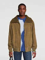 Shearling Bomber Jacket